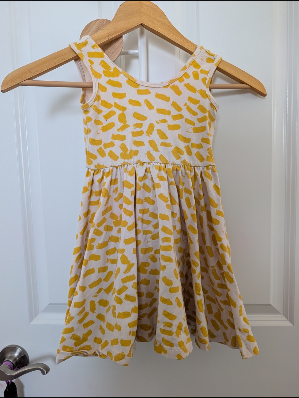 Alice + Ames Yellow Print Tank Dress